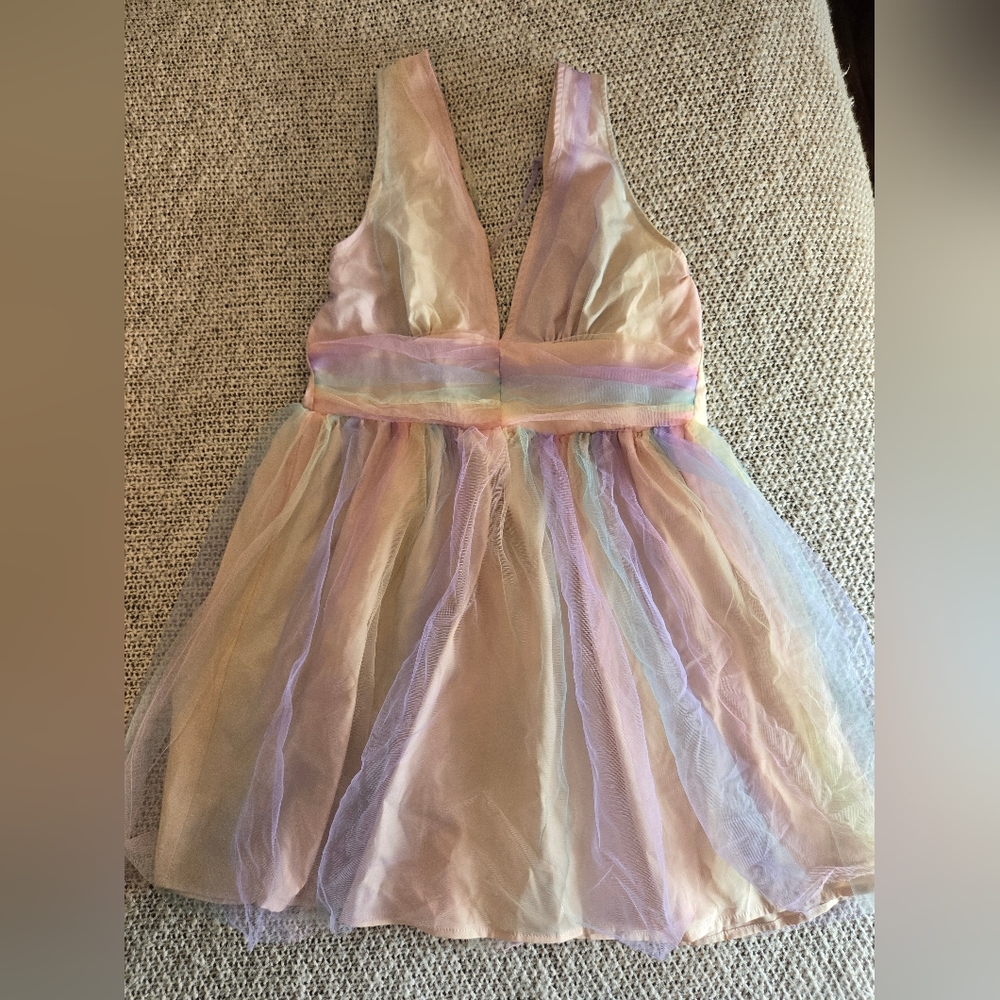 Women's M Rainbow tulle dress